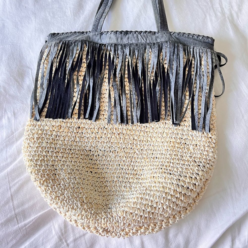 Cleobella fringe boho bag 
